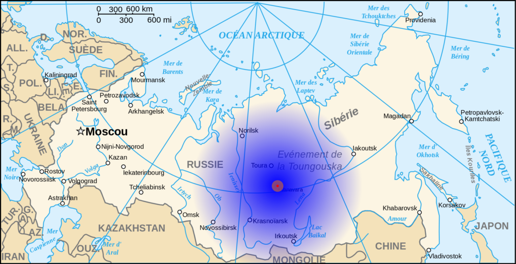 carte de la Russie