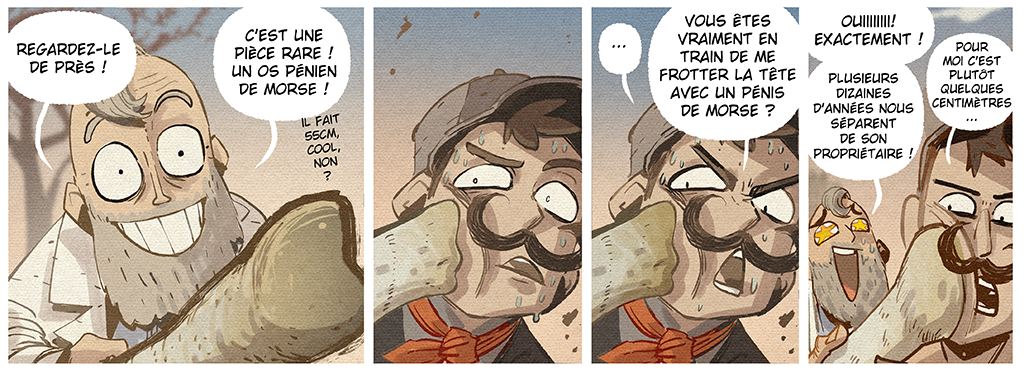 extrait de la bd museumtoon sex-appeal