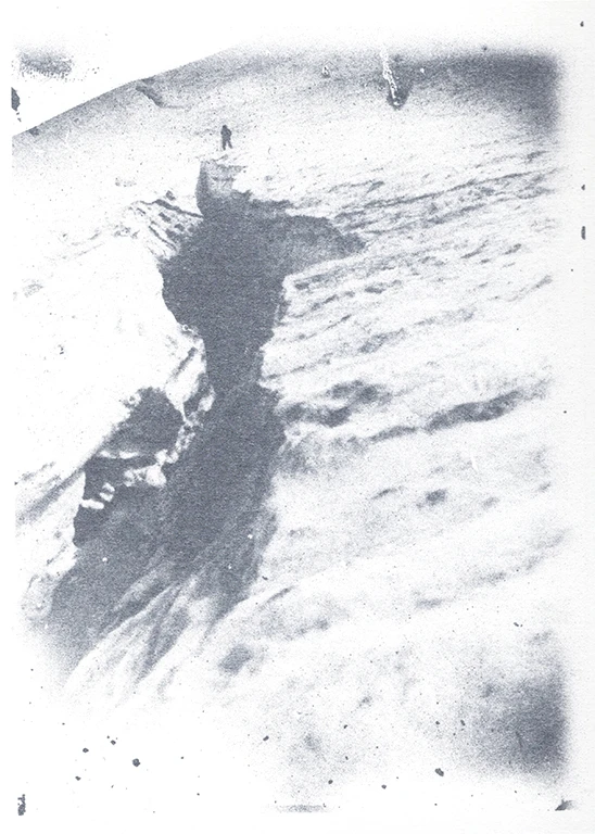 Crevasse au glacier de Maladetta