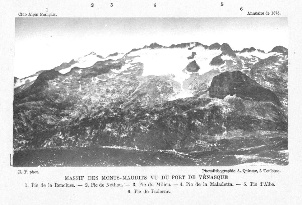 Les glaciers de la Maladetta et des Posets