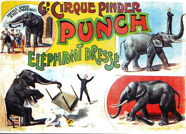 Affiche cirque Pinder