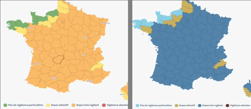 cartes de la France