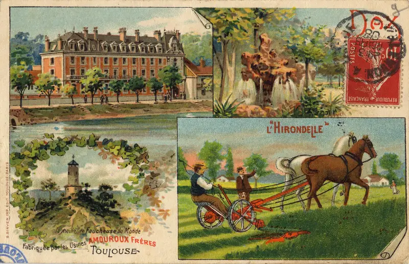 Carte publicitaire sur Toulouse