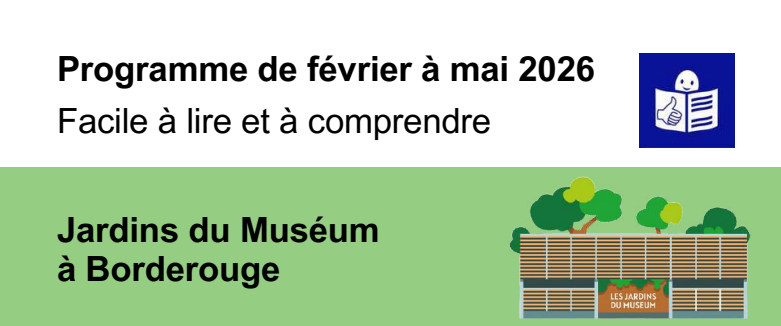 programme falc février à mai 2026 aux Jardins du Muséum